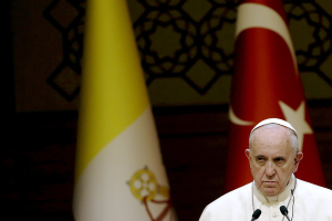 Paus Franciscus in Turkije