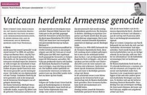 Artikel in het Nederlands Dagblad van 11 april 2015.